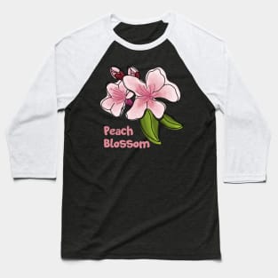 Peach Blossom Baseball T-Shirt